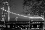London Eye, Hungerford Bridge and Golden Jubilee Bridge